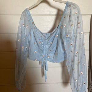 Lane 201 floral crop top